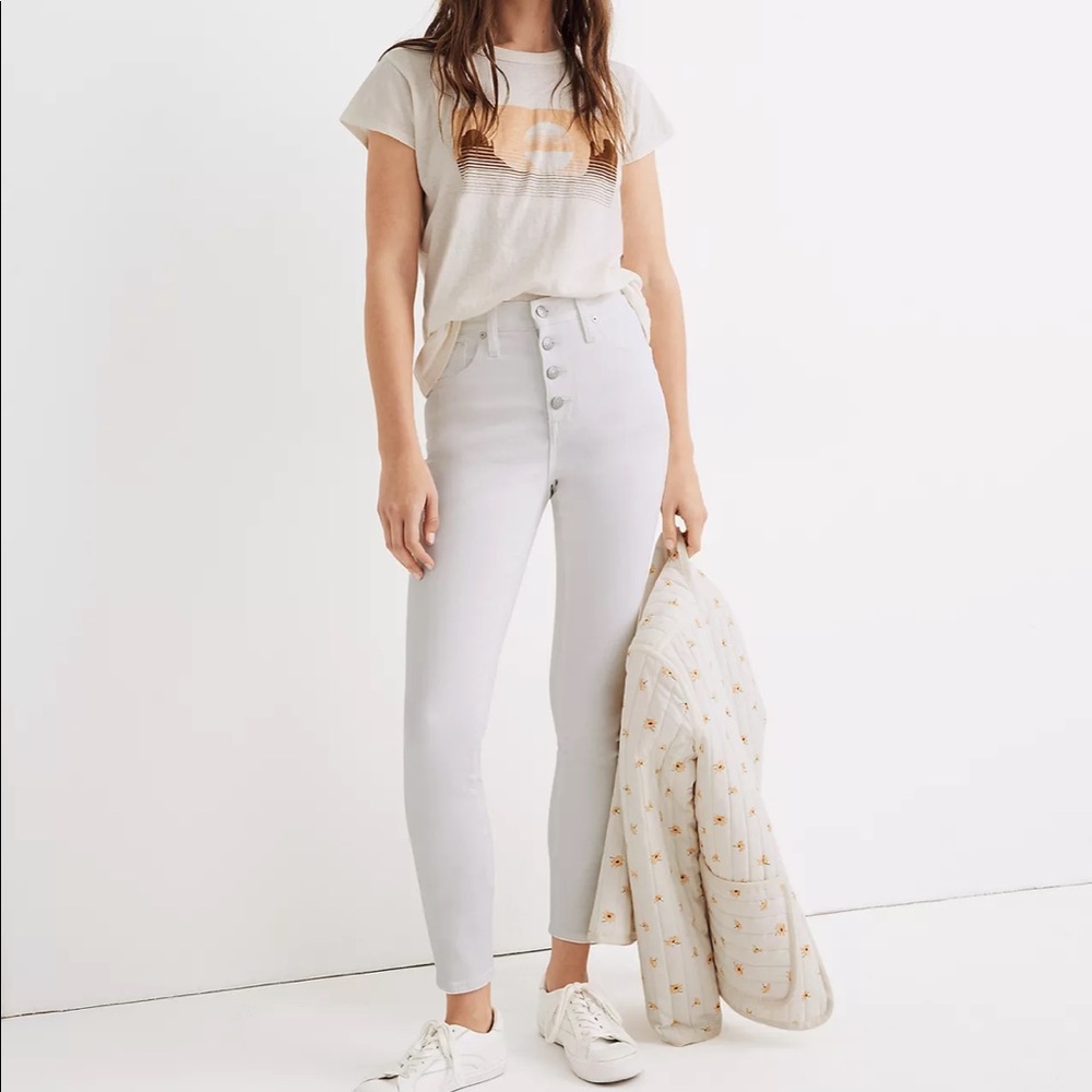 Madewell 10" High-Rise Skinny Crop Jeans